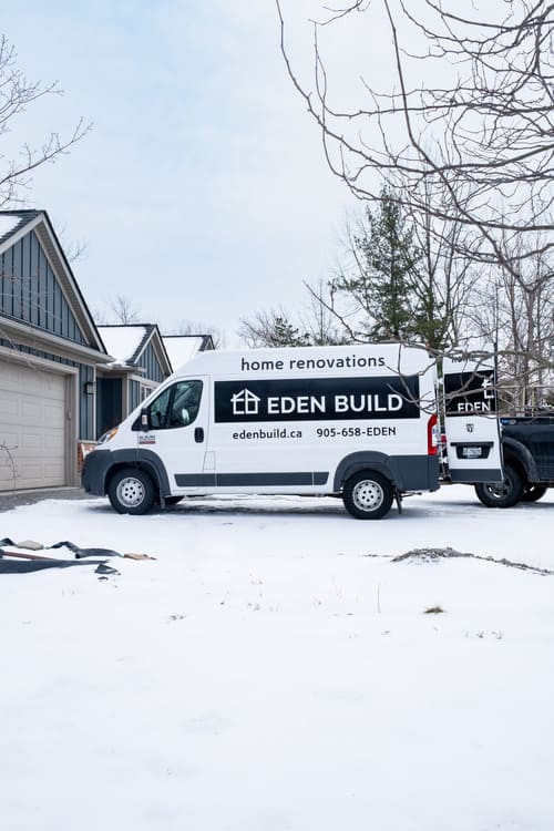 Eden Build home renovation van in Niagara Region